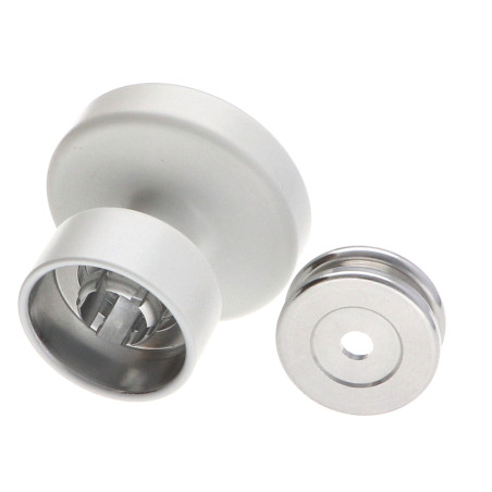 1 x Kapstok decoratief Aluminium wit met bevestiging multimateriaal L'ATTACHANTE