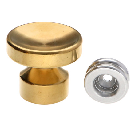 1 x Kapstok decoratief Messing met bevestiging multimateriaal L'ATTACHANTE