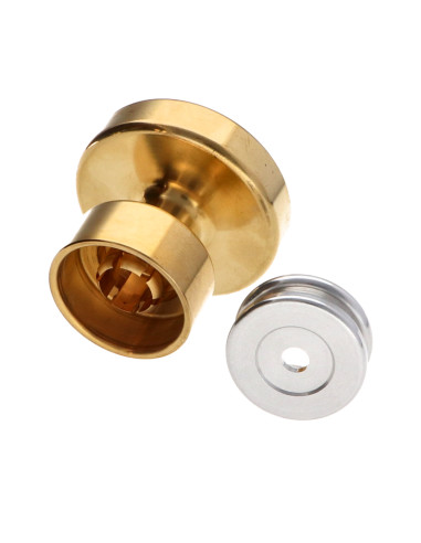 1 x Kapstok decoratief Messing met bevestiging...