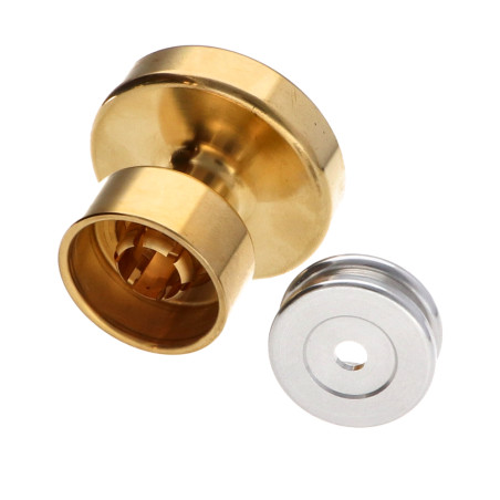 1 x Kapstok decoratief Messing met bevestiging multimateriaal L'ATTACHANTE