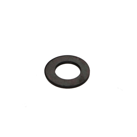 1 x Sluitring plat 7X14X1 Zwart gegalvaniseerd staal