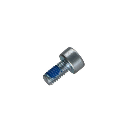 1 x Metalen schroeven CHC BTR M6X8 volledige draad Klasse 8.8 sleutel van 5 Wit verzinkt staal +FRF