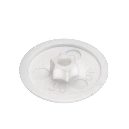 1 x Schroefkopafdekking TORX T30 kopdiameter 16.5 Polietileno branco