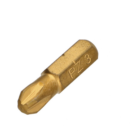 1 x Bit Industriële kwaliteit 1/4" C6.3 Titanium Pozi PZ8 lengte 25