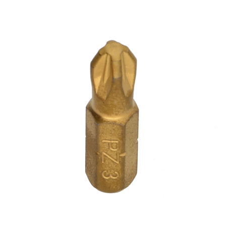 1 x Bit Industriële kwaliteit 1/4" C6.3 Titanium Pozi PZ8 lengte 25