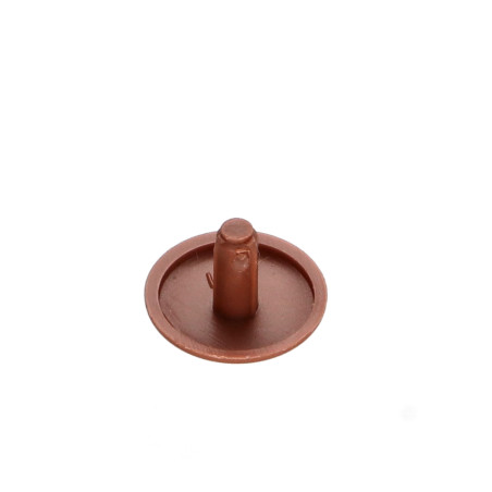 1 x Schroefkopafdekking Polietileno kopdiameter 12 stamdiameter 3 steellengte 7.5 RAL8002