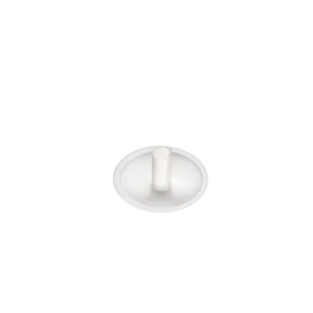 1 x Schroefkopafdekking Polietileno kopdiameter 12 stamdiameter 3 steellengte 6 RAL9010 zuiver wit