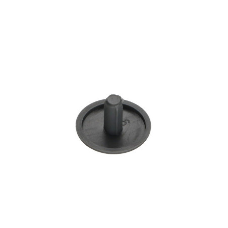 1 x Schroefkopafdekking Polietileno kopdiameter 12 stamdiameter 3 steellengte 7 RAL7012 basalt grijs
