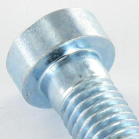 1 x Metalen schroeven CHC BTR BODEM/GAT sleutel van 10 M12X60 bedraad op 30 Klasse 8.8 Wit verzinkt staal