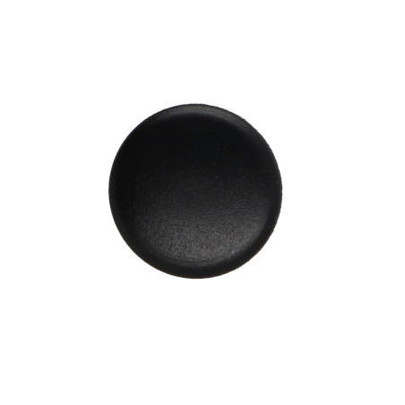 1 x Schroefkopafdekking Polietileno kopdiameter 12 stamdiameter 3 steellengte 6.5 RAL9005 donker zwart