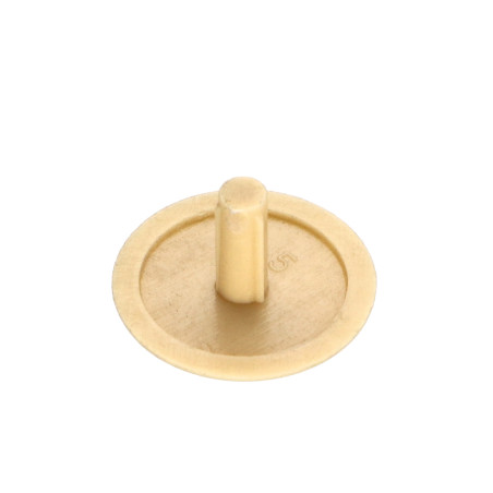 1 x Schroefkopafdekking Polietileno kopdiameter 15 stamdiameter 3 steellengte 6 RAL1001 beige