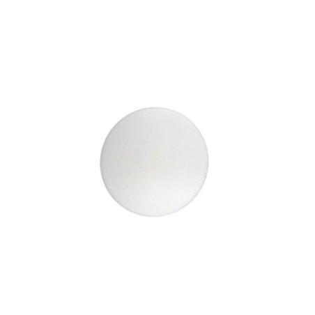 1 x Schroefkopafdekking Polietileno kopdiameter 12 stamdiameter 2.5 steellengte 5 RAL9010 zuiver wit