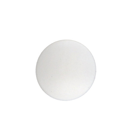 1 x Schroefkopafdekking Polietileno kopdiameter 15 stamdiameter 3 steellengte 6 RAL9010 zuiver wit