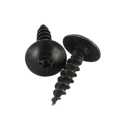1 x Agglo houtschroeven VBA3 scharnier 6X40 TORX T30 Zwart gegalvaniseerd staal