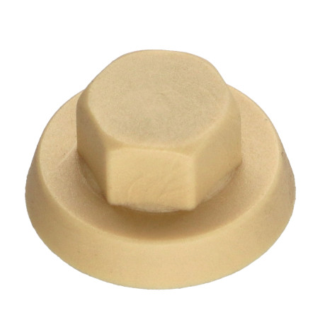 1 x Afdichting zeskantkop TH Polietileno RAL1001 beige Voor zelfborende of plaatschroeven Ø 6.3