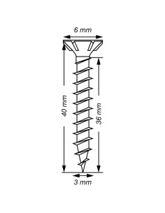 SPAX T-STAR MEER gefreesde kop TORX T10 RVS A2 3X40... 2