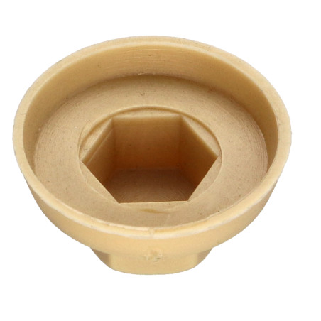 1 x Afdichting zeskantkop TH Polietileno RAL1001 beige Voor zelfborende of plaatschroeven Ø 6.3