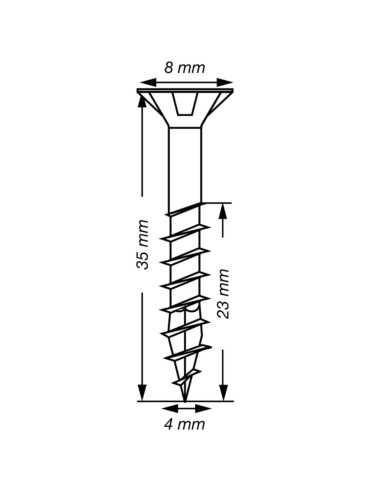 1 x SPAX T-STAR MEER gefreesde kop TORX T20 RVS...
