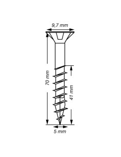SPAX T-STAR MEER gefreesde kop TORX T20 RVS A2 5X70... 2