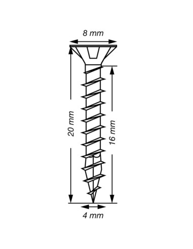 1 x SPAX T-STAR MEER gefreesde kop TORX T20 RVS...