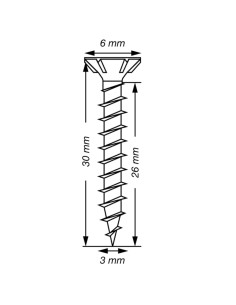 SPAX T-STAR MEER gefreesde kop TORX T10 RVS A2 3x30... 2
