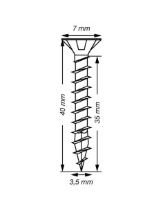 SPAX T-STAR MEER gefreesde kop TORX T15 RVS A2 3,5X40... 2
