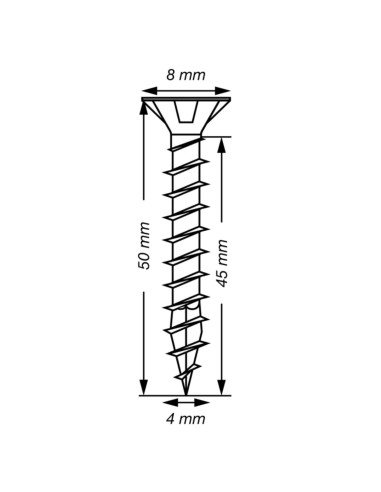 1 x SPAX T-STAR MEER gefreesde kop TORX T20 RVS...