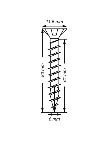 1 x SPAX T-STAR MEER gefreesde kop TORX T30 RVS...