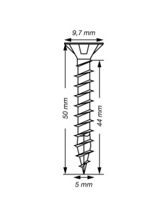 SPAX T-STAR MEER gefreesde kop TORX T20 RVS A2 5X50... 2