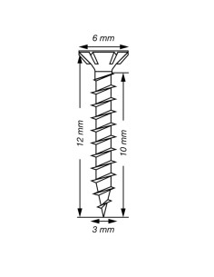 SPAX T-STAR MEER gefreesde kop TORX T10 RVS A2 3X1 2