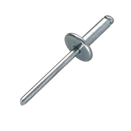 1 x Volledig stalen blindklinknagel ZING 4.8X14 spandikte 7 to 9 brede kop