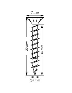 SPAX T-STAR MEER gefreesde kop TORX T15 RVS A2 3,5X20... 2