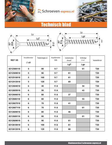 1 x SPAX T-STAR MEER gefreesde kop TORX T40 RVS...