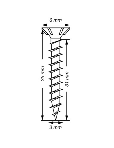 1 x SPAX T-STAR MEER gefreesde kop TORX T10 RVS...