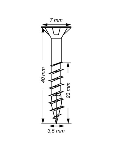 1 x SPAX T-STAR MEER gefreesde kop TORX T15 RVS...