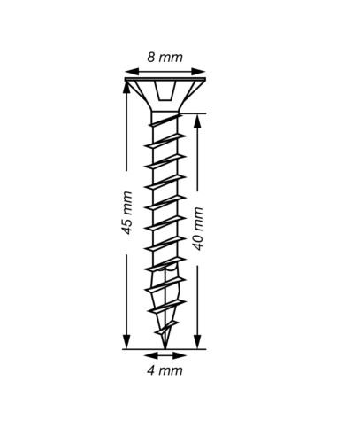 1 x SPAX T-STAR MEER gefreesde kop TORX T20 RVS...