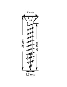 SPAX T-STAR MEER gefreesde kop TORX T15 RVS A2 3,5X25... 2