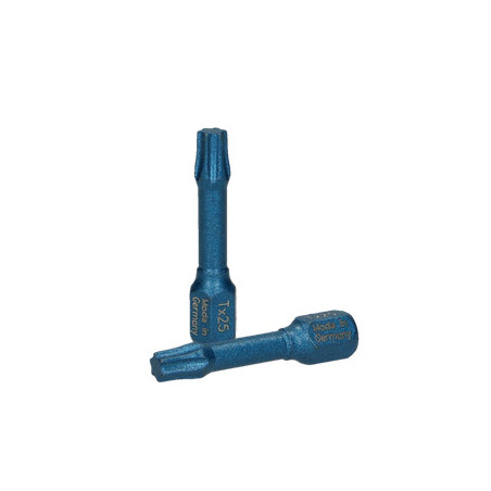 1 x Bit INVLOED Industriële kwaliteit 1/4" C6.3 TORX T15 lengte 30