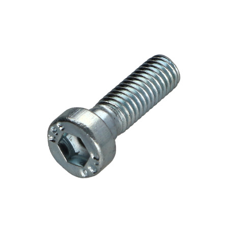 1 x Metalen schroeven CHC BTR LAAG/GAT sleutel van 5 M6X20 Klasse 8.8 Wit verzinkt staal