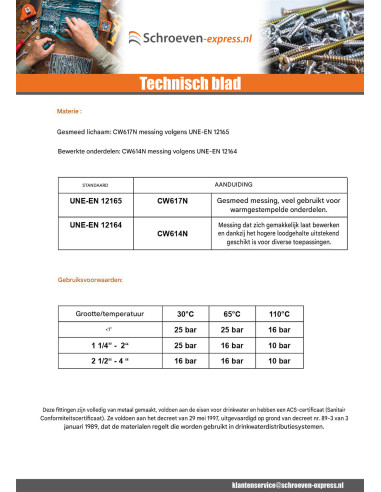 1 x Dubbelnippel AFBEELDING 280 Man / Man 40x49...