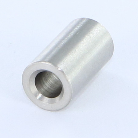 1 x Afstandbus cilindrisch glad 10X3 diameter binnen 5 RVS