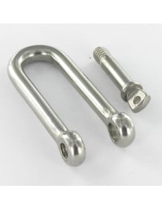 Harpsluiting rechts lang gesmeed A4 RVS diameter 8 2