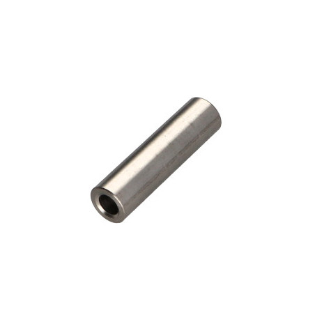 1 x Afstandbus cilindrisch glad 10X25 diameter binnen 6 RVS