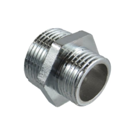 1 x Verkleinde tepelfiguur 245 Man / Man 20x27 (3/4") X 26x34 (1") Messing chroom