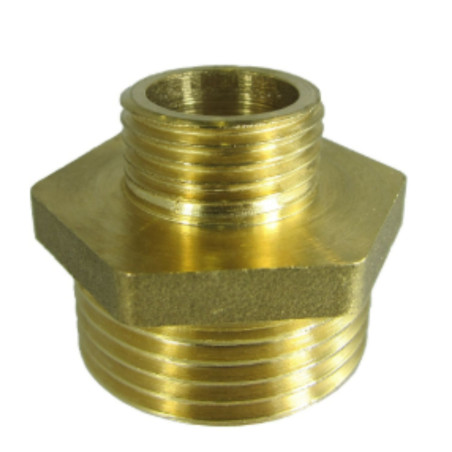 1 x Verkleinde tepelfiguur 245 Man / Man 66x76 (2"1/2) X 80x90 (3") Messing