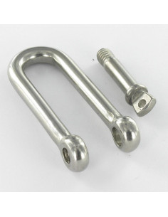 Harpsluiting rechts lang gesmeed A4 RVS diameter 6 2