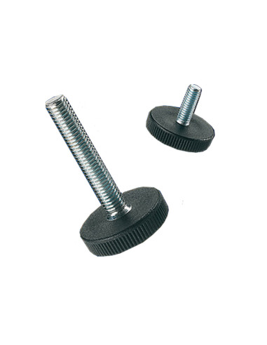 1 x Verstelbare stelvoet M8X25 kopdiameter 25