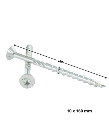 1 x Frameschroef TEKOR gefreesde kop kartel...