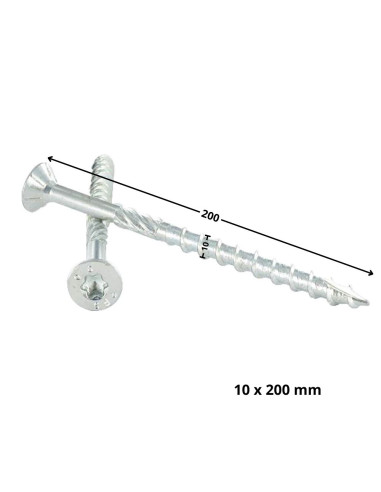 1 x Frameschroef TEKOR gefreesde kop kartel...