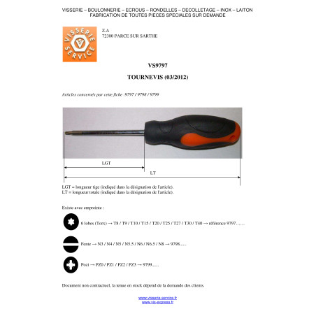 1 x Schroevendraaier einde TORX T9 totale lengte 80 lengte metalen staaf 50